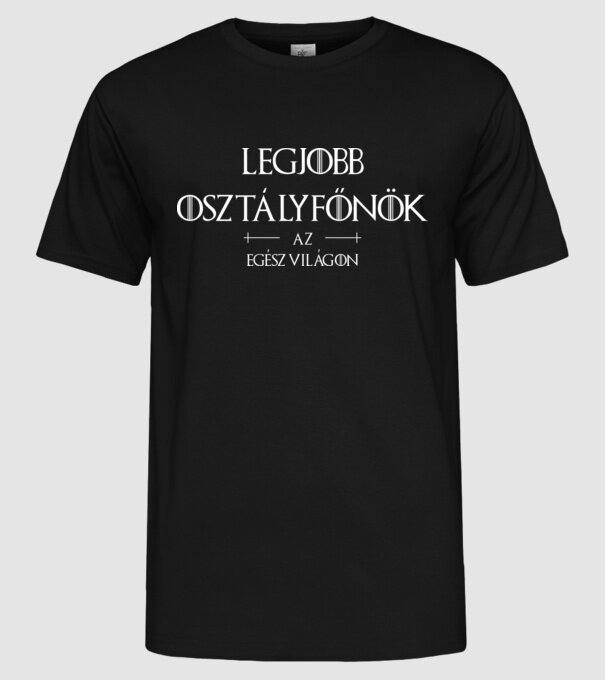  minta fekete pólón