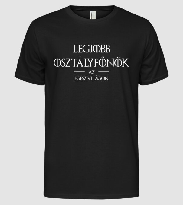  minta fekete pólón