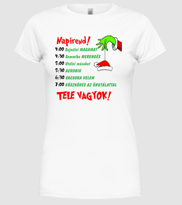  minta fehér pólón