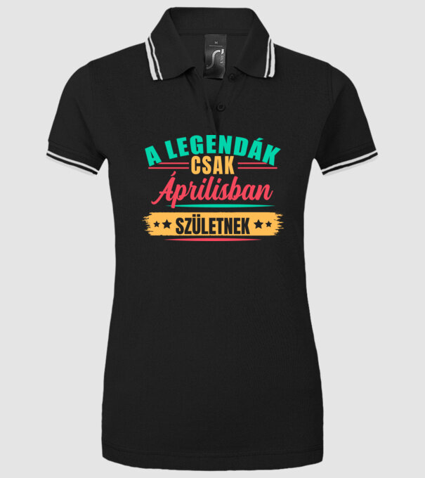  minta fekete pólón