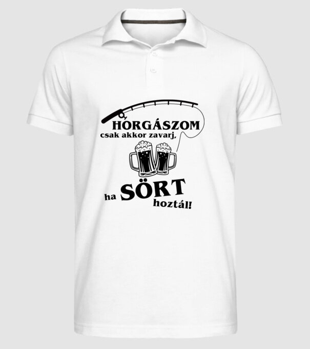  minta fehér pólón