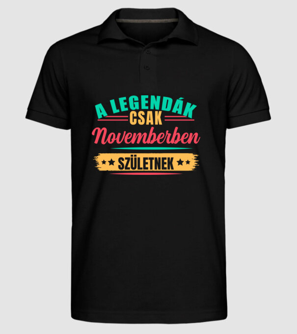  minta fekete pólón