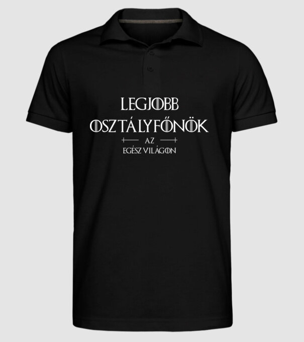  minta fekete pólón