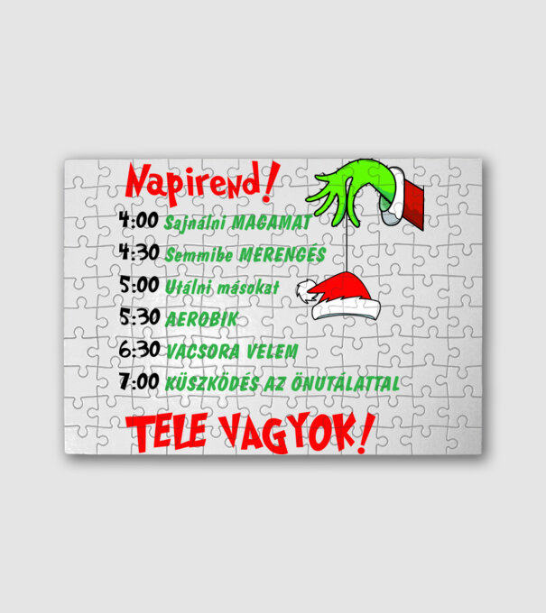  minta fehér pólón