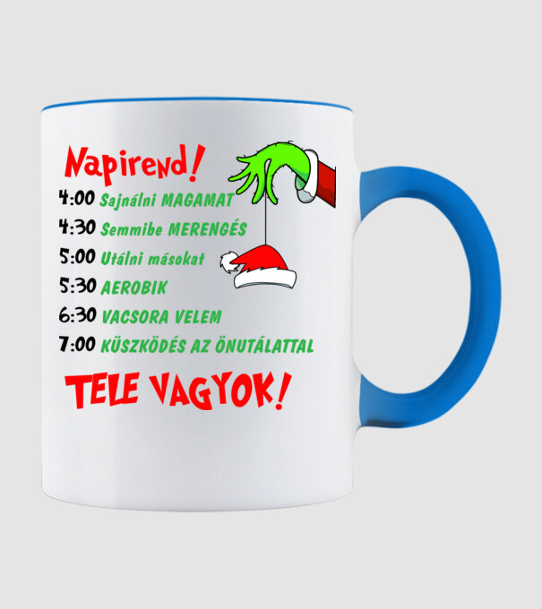  minta világoskék pólón