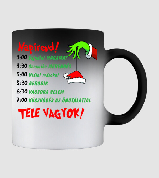  minta fekete pólón
