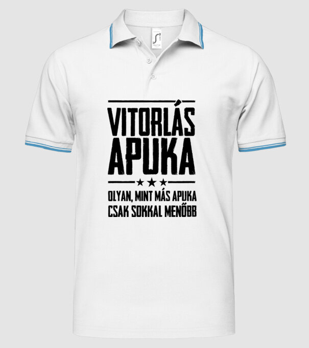  minta fehér pólón
