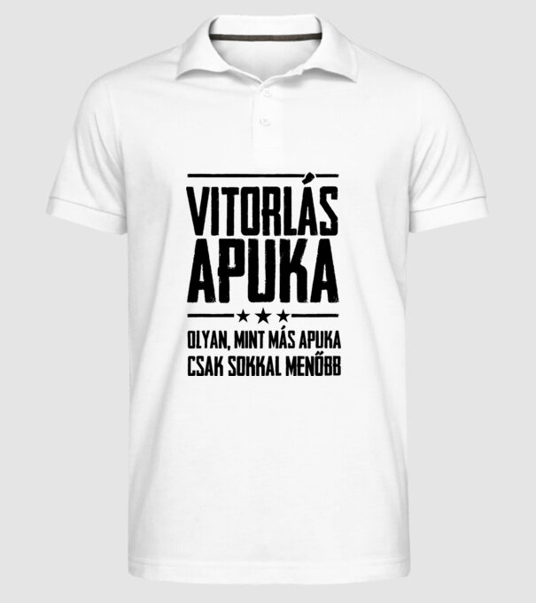  minta fehér pólón