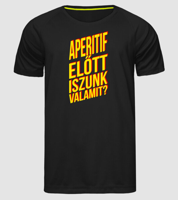 minta fekete pólón