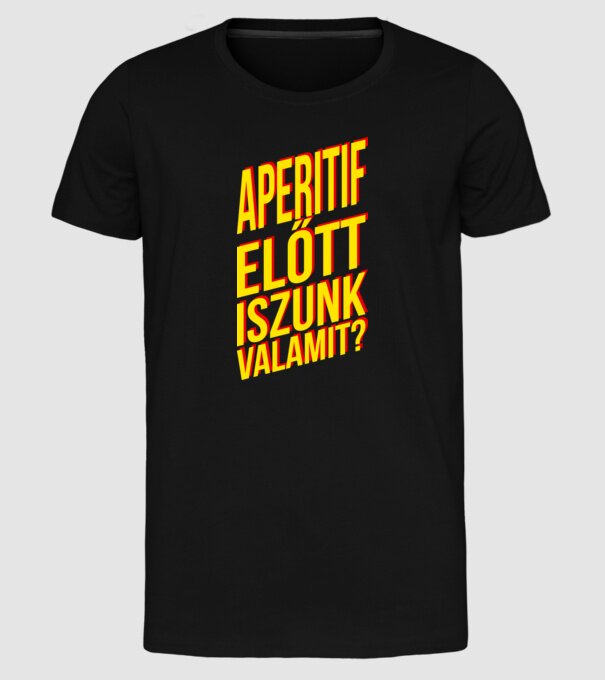  minta fekete pólón