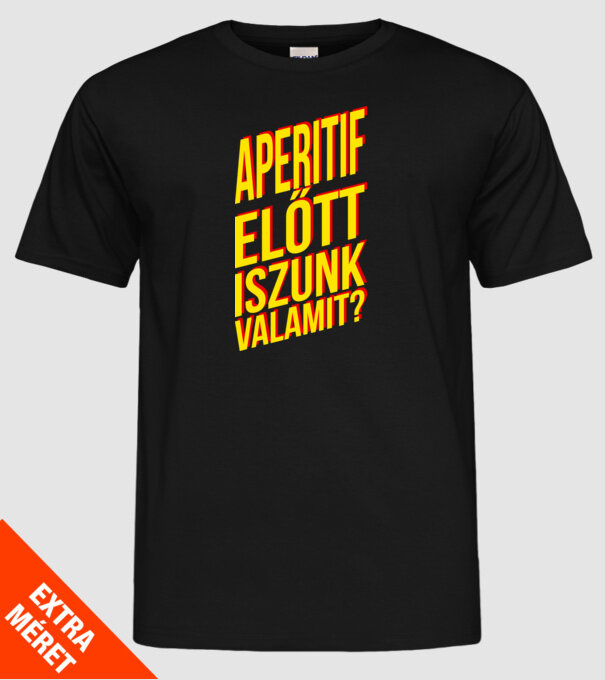  minta fekete pólón