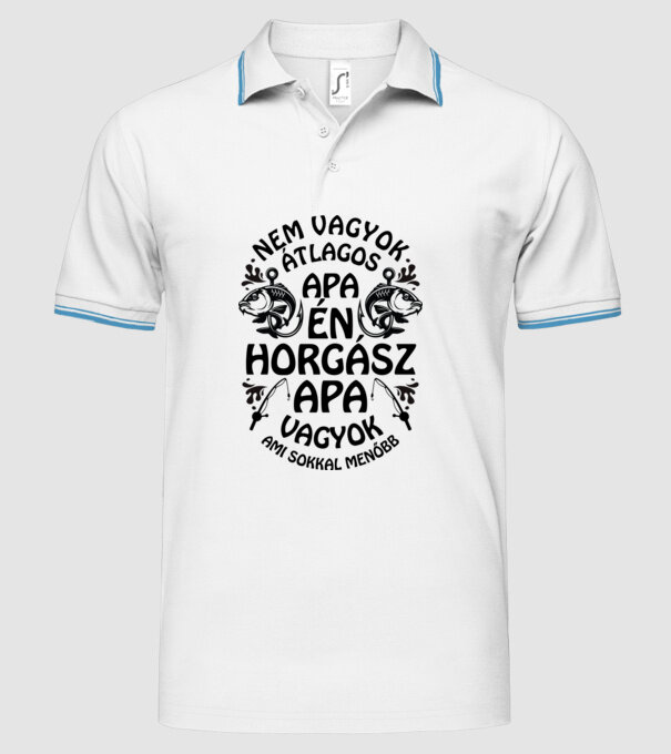 minta fehér pólón