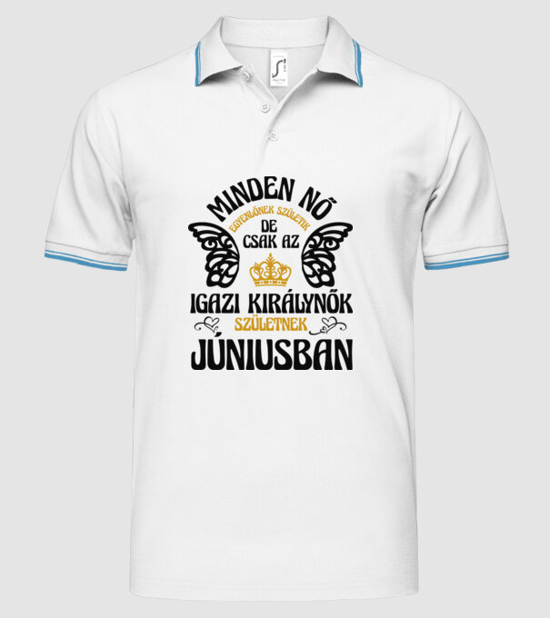  minta fehér pólón