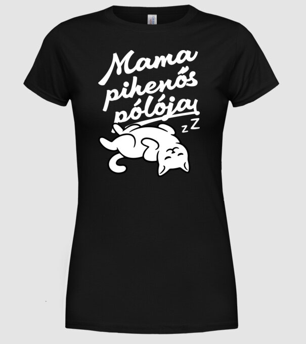  minta fekete pólón