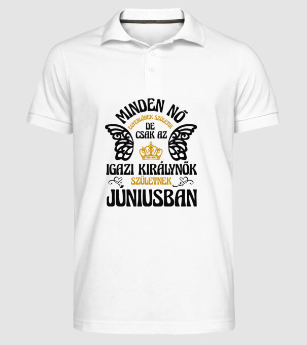  minta fehér pólón