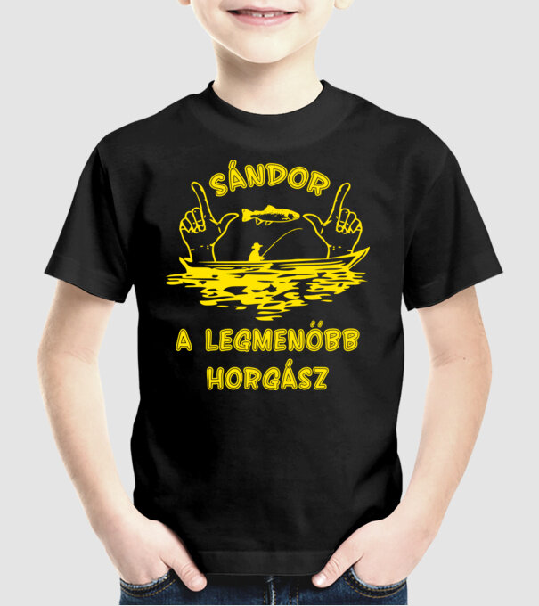  minta fekete pólón