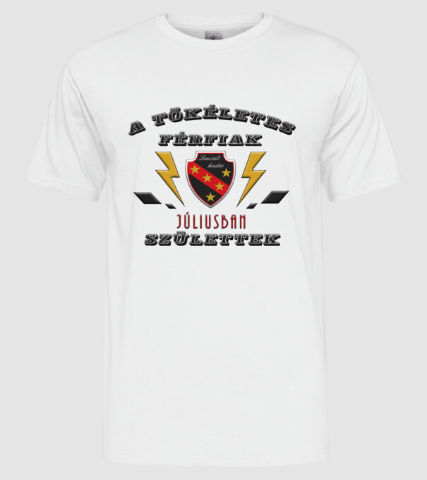  minta fehér pólón