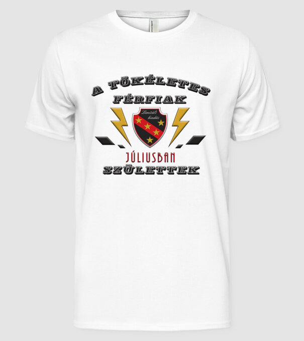  minta fehér pólón