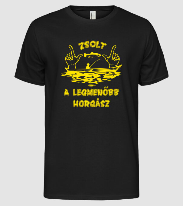  minta fekete pólón