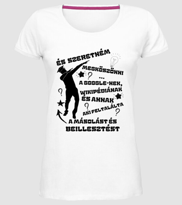  minta fehér pólón