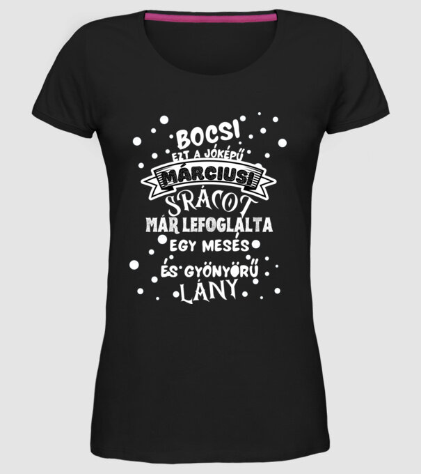 minta fekete pólón