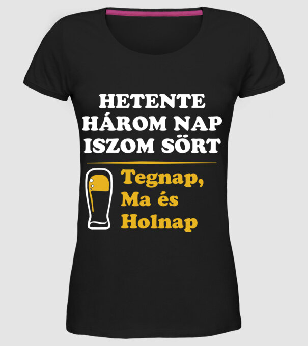  minta fekete pólón