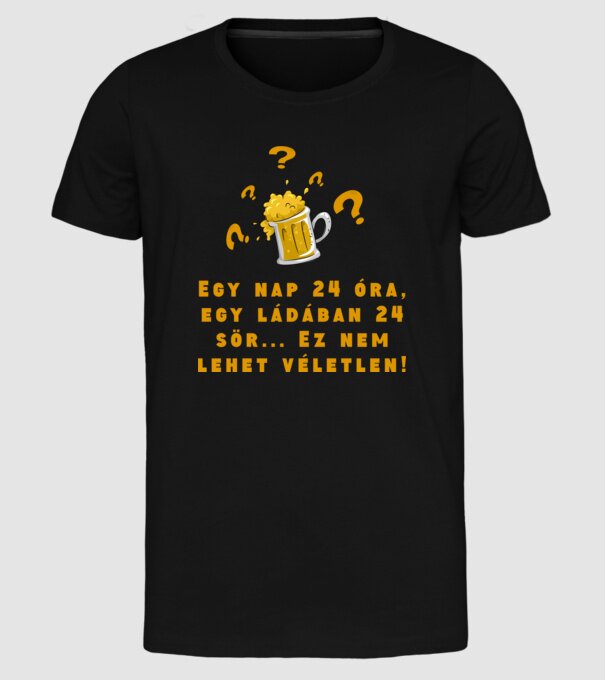  minta fekete pólón