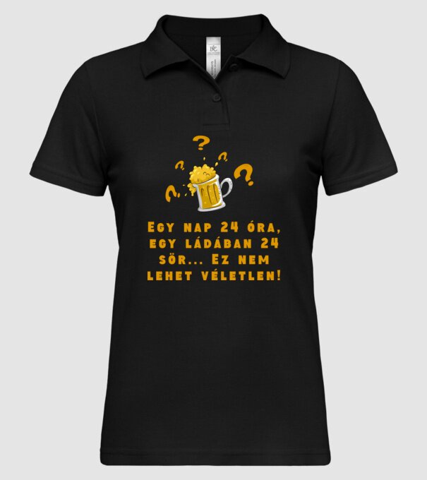  minta fekete pólón