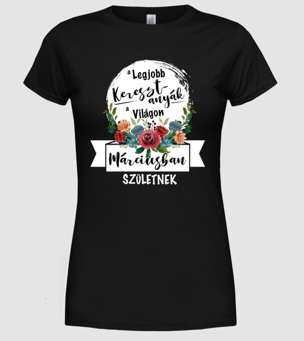  minta fekete pólón
