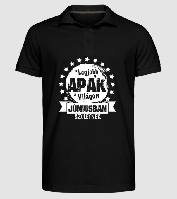  minta fekete pólón