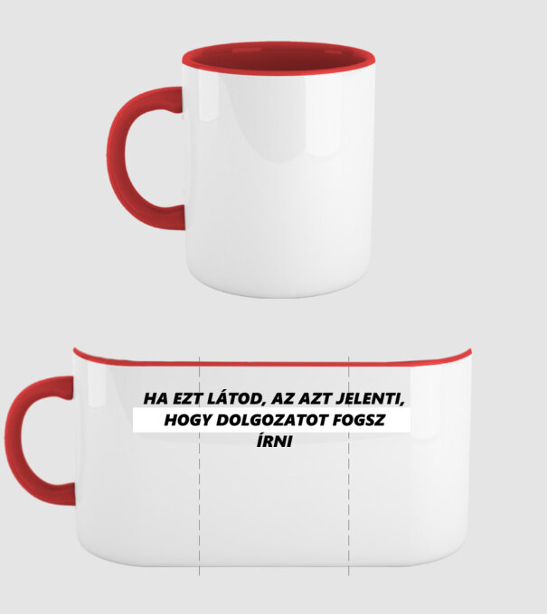  minta piros pólón