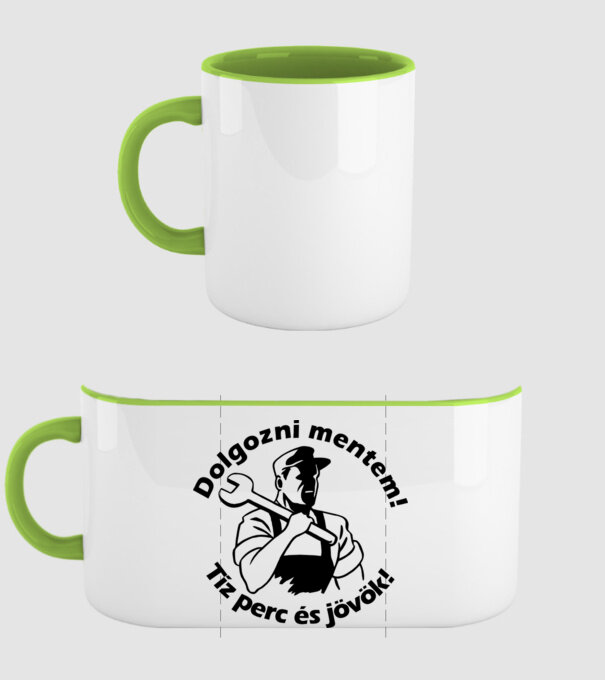  minta zöld pólón