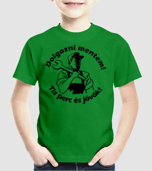  minta zöld pólón