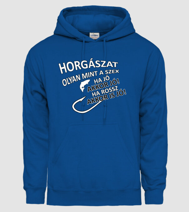  minta királykék pólón