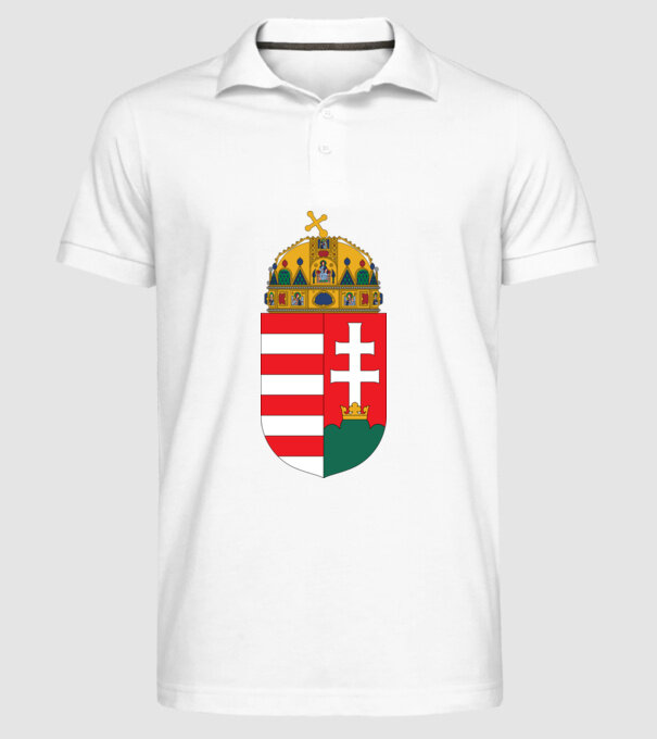  minta fehér pólón