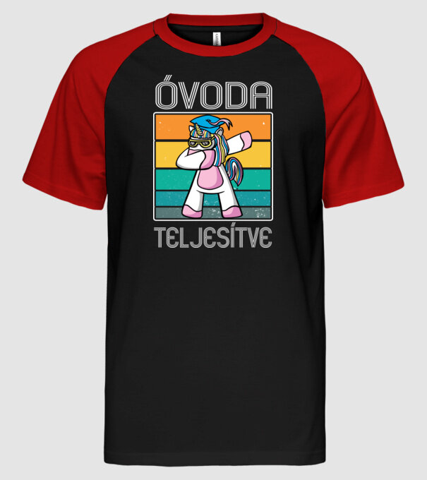  minta fekete/piros pólón