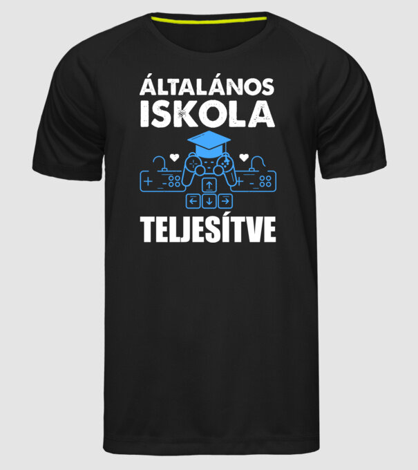  minta fekete pólón