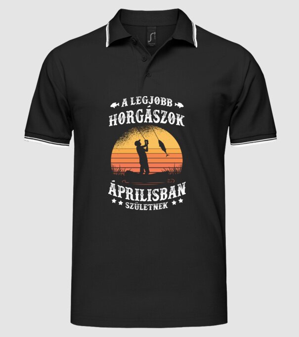  minta fekete pólón