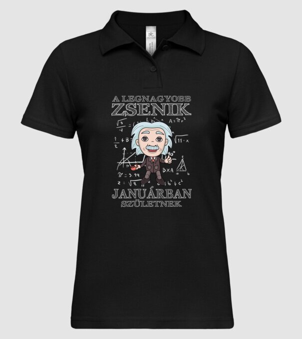  minta fekete pólón