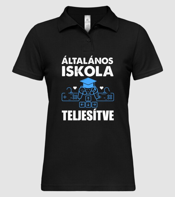  minta fekete pólón