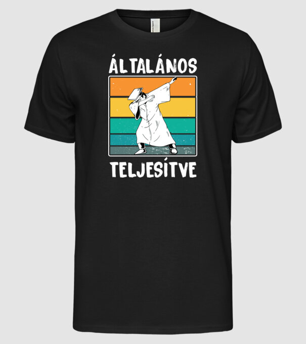  minta fekete pólón