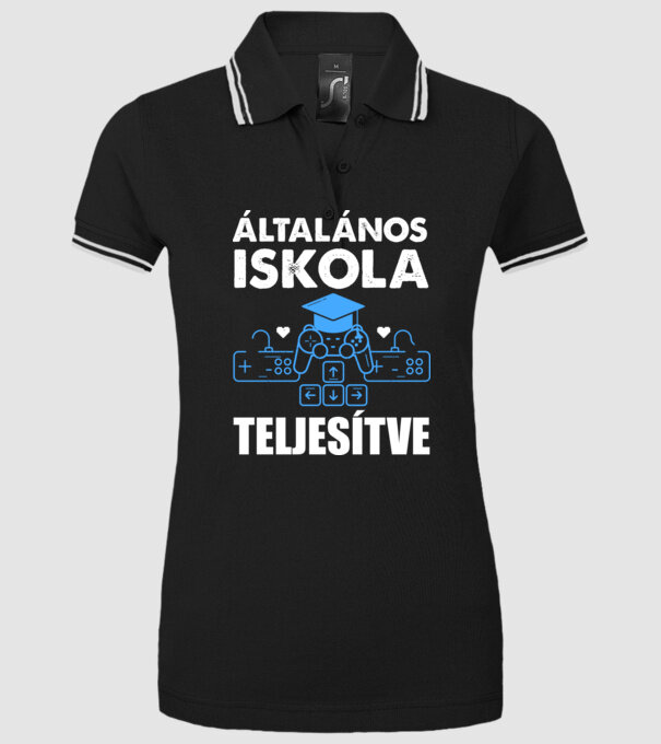  minta fekete pólón