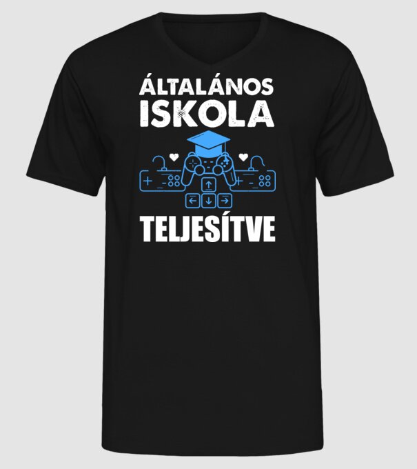  minta fekete pólón