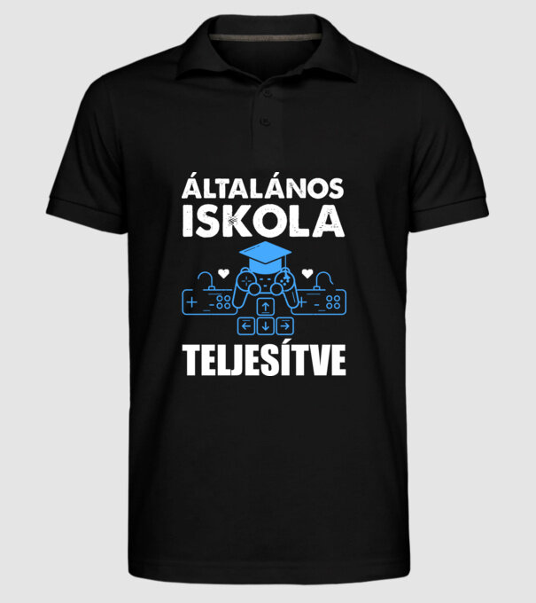  minta fekete pólón