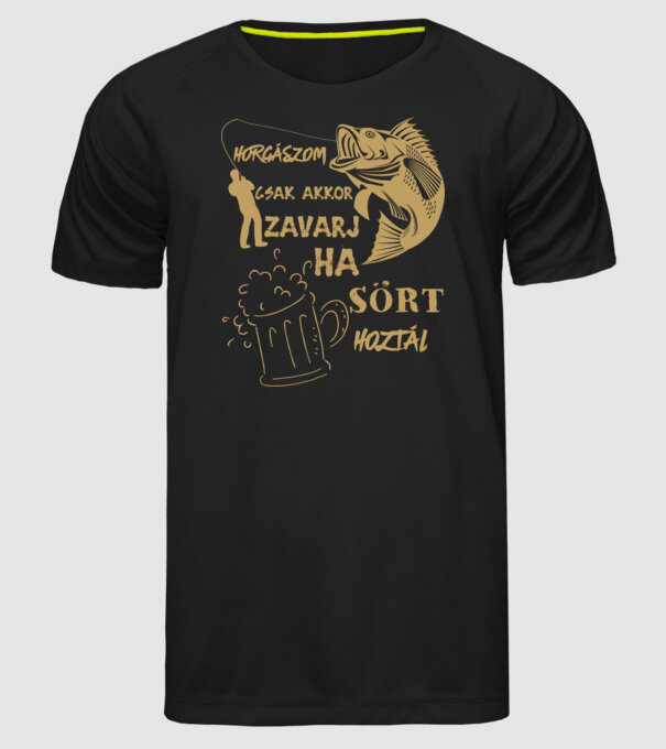 minta fekete pólón