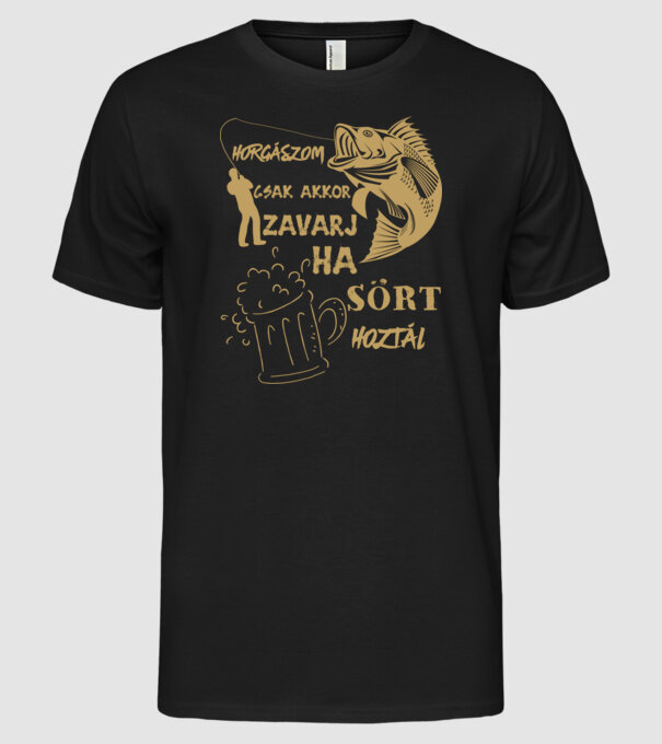  minta fekete pólón