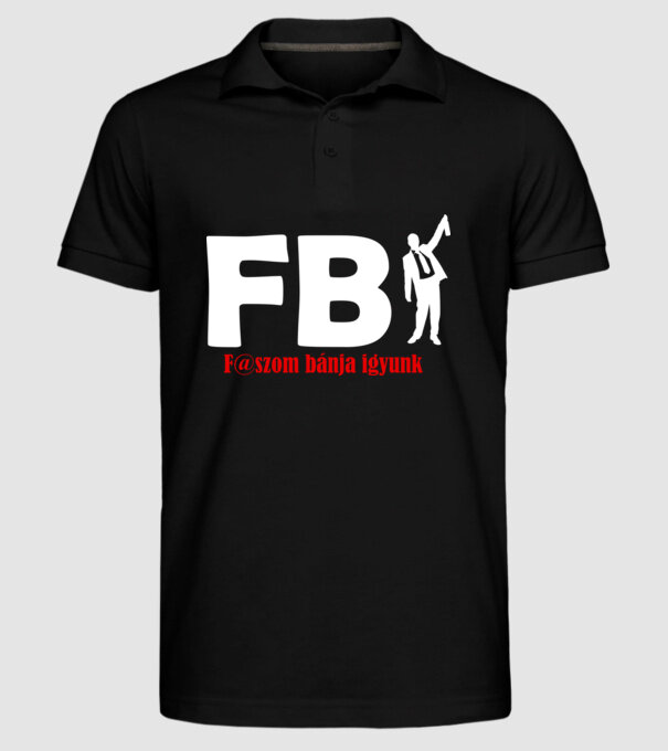  minta fekete pólón