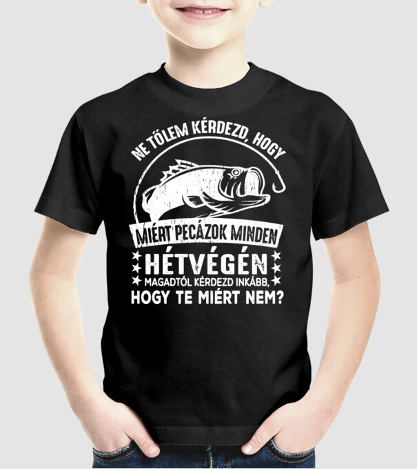  minta fekete pólón