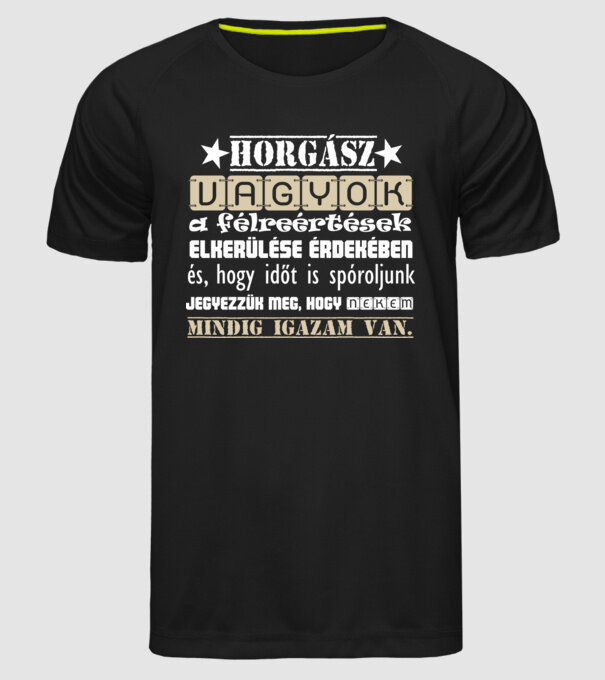  minta fekete pólón