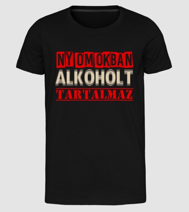  minta fekete pólón